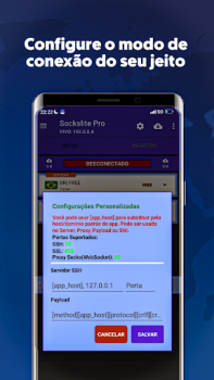Scaricare Sockslite Pro - (SSH|SSL|WS) Strumenti per Android Screenshot 3