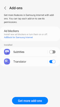 Scaricare Samsung Internet Browser Beta Comunicazione per Android Screenshot 6