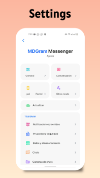Scaricare MDGram Messenger Comunicazione per Android Screenshot 5