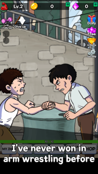 Scaricare Arm Wrestling Clicker Simulatori per Android Screenshot 3