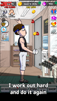 Scaricare Arm Wrestling Clicker Simulatori per Android Screenshot 4