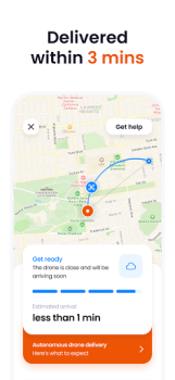 Scaricare Manna Drone Delivery Cibo e bevande per Android Screenshot 4