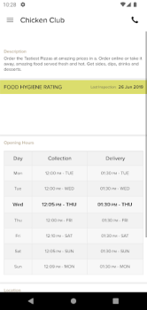 Scaricare Chicken Club Cibo e bevande per Android Screenshot 3