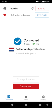 Scaricare Geph: free anti-blocking VPN Strumenti per Android Screenshot 7