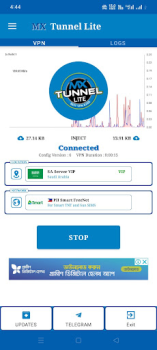 Scaricare MX Tunnel Lite - Super Fast Strumenti per Android Screenshot 2