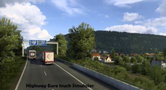 Scaricare Highway Euro truck Simulator Corse per Android Screenshot 3