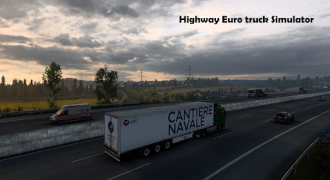 Scaricare Highway Euro truck Simulator Corse per Android Screenshot 4