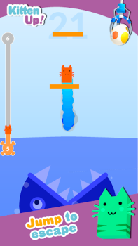 Scaricare Kitten Up! Jump & Claw Games Arcade per Android Screenshot 3