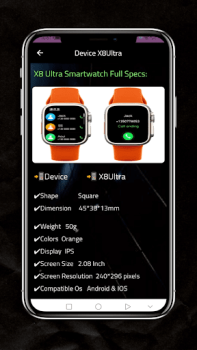 Scaricare X8 Ultra - Smart Watch  Review Stile di vita per Android Screenshot 4