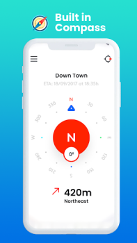 Scaricare Route Tracker : GPS Navigation Mappe e navigazione per Android Screenshot 7