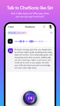 Scaricare ChatSonic: Super ChatGPT App Lavoro per Android Screenshot 6