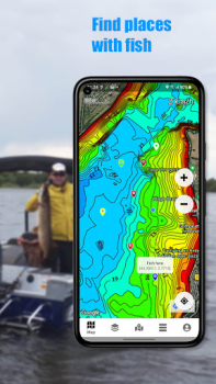 Scaricare Dap Drift - fishing depth maps Mappe e navigazione per Android Screenshot 2