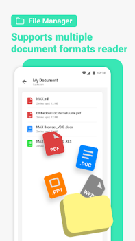 Scaricare Max Browser-Private & Security Comunicazione per Android Screenshot 4