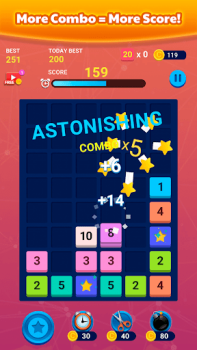Scaricare Merge Block: Number Merge Game Giochi rompicapo per Android Screenshot 4