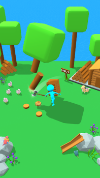 Scaricare Craftheim: isola dei boscaioli Simulatori per Android Screenshot 5