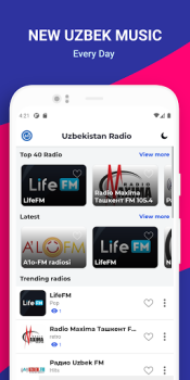 Scaricare Uzbek Radio: O'zbekiston FM Musica e audio per Android Screenshot 3