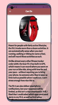 Scaricare Galaxy Fit 2 smart watch Guide Educazione per Android Screenshot 3