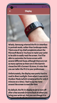 Scaricare Galaxy Fit 2 smart watch Guide Educazione per Android Screenshot 4