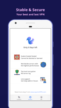 Scaricare SquirrelVPN Affari per Android Screenshot 2