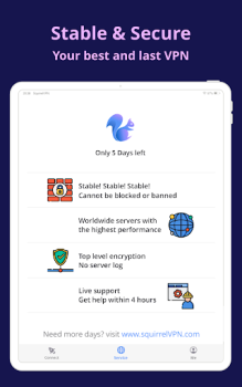 Scaricare SquirrelVPN Affari per Android Screenshot 6