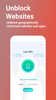 Scaricare Lite VPN - Secure VPN Proxy Strumenti per Android Screenshot 2