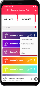 Scaricare Test di frequenza del subwoofe Musica e audio per Android Screenshot 6