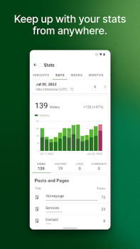 Scaricare Jetpack - Costruttore di siti Lavoro per Android Screenshot 5