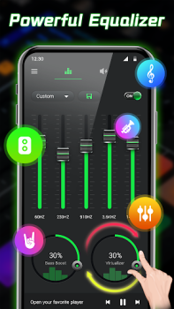 Scaricare Equalizzatore - Booster&Musica Musica e audio per Android Screenshot 2