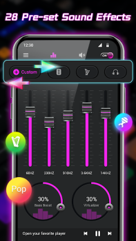 Scaricare Equalizzatore - Booster&Musica Musica e audio per Android Screenshot 6