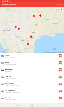 Scaricare My Earthquake Alerts - Map Meteo per Android Screenshot 6