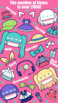 Scaricare CustomTiyoko -Dress Up Game- Casual per Android Screenshot 2