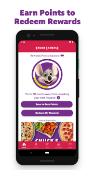 Scaricare Chuck E. Cheese Cibo e bevande per Android Screenshot 3
