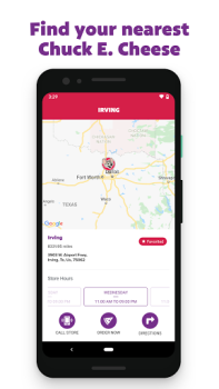 Scaricare Chuck E. Cheese Cibo e bevande per Android Screenshot 5