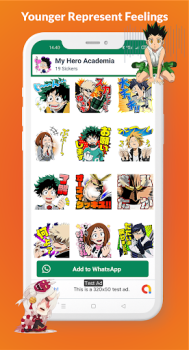 Scaricare Anime Stickers for WhatsApp Personalizzazione per Android Screenshot 4