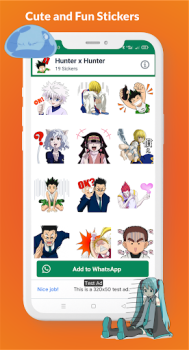 Scaricare Anime Stickers for WhatsApp Personalizzazione per Android Screenshot 6