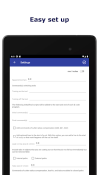 Scaricare G-code Generator Lavoro per Android Screenshot 5