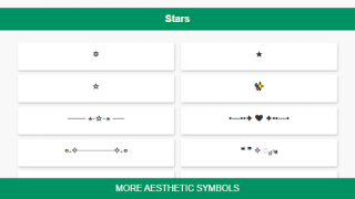 Scaricare Aesthetic Symbols Lavoro per Android Screenshot 2