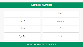Scaricare Aesthetic Symbols Lavoro per Android Screenshot 4