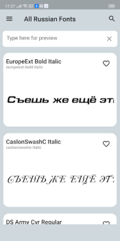 Scaricare All Russian Fonts Personalizzazione per Android Screenshot 5
