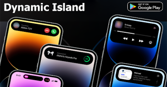 Scaricare Dynamic Island iOS 17 Personalizzazione per Android Screenshot 3