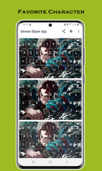 Scaricare Keyboard Demon Slayer Theme Personalizzazione per Android Screenshot 2