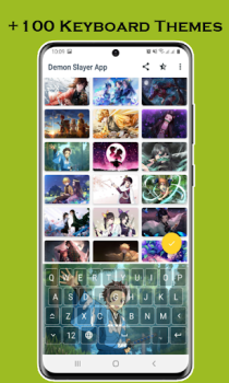 Scaricare Keyboard Demon Slayer Theme Personalizzazione per Android Screenshot 3