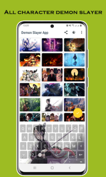 Scaricare Keyboard Demon Slayer Theme Personalizzazione per Android Screenshot 4