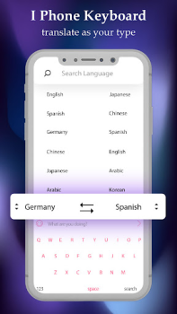 Scaricare Keyboard For iPhone 14 pro Personalizzazione per Android Screenshot 2
