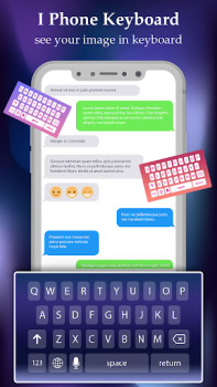 Scaricare Keyboard For iPhone 14 pro Personalizzazione per Android Screenshot 3