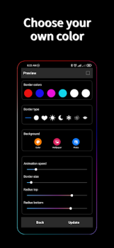 Scaricare Border Screen RGB Color Light Personalizzazione per Android Screenshot 6