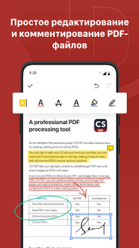 Scaricare CS PDF Reader: PDF converter Lavoro per Android Screenshot 4