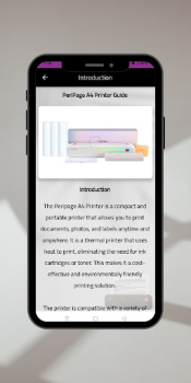 Scaricare PeriPage A4 Printer Guide Lavoro per Android Screenshot 4