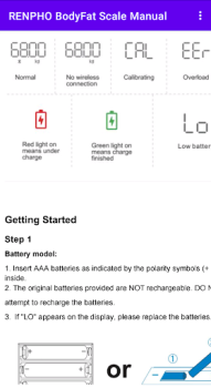 Scaricare RENPHO BodyFat Scale Manual Lavoro per Android Screenshot 2