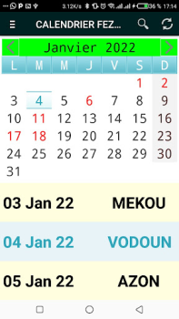 Scaricare CALENDRIER FEZAN 2024 Strumenti per Android Screenshot 4